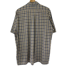 Load image into Gallery viewer, Aquascutum House Check Short Sleeved Shirt - Large (L) PTP 24.25"