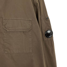 Load image into Gallery viewer, C.P Company Brown Full Zip Pocket Lens Overshirt - Double Extra Large (XXL) PTP 23"