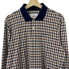 Load image into Gallery viewer, Aquascutum x Supreme House Check Long Sleeved Polo - Medium (M) PTP 21.25"