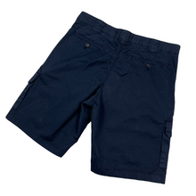 Load image into Gallery viewer, Paul and Shark Navy Bermuda Cargo Shorts - W 34"