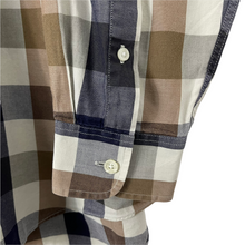 Load image into Gallery viewer, Aquascutum Block Check Long Sleeved Shirt - Large (L) PTP 24.75"