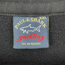 Load image into Gallery viewer, Paul and Shark Black Crew Neck Sweater - Double Extra Large (XXL) PTP 23"
