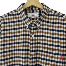 Load image into Gallery viewer, Aquascutum x Supreme House Check Flannel Long Sleeved Shirt - Large (L) PTP 23.25"