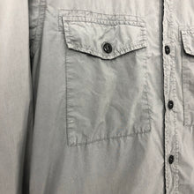 Load image into Gallery viewer, Stone Island Grey Button Up Overshirt - Small (S) PTP 19.5"