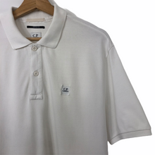 Load image into Gallery viewer, C.P Company White Short Sleeved Polo - Extra Large (XL) PTP 23.5"