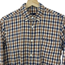 Load image into Gallery viewer, Aquascutum House Check Long Sleeved Shirt - Small (S) PTP 19"