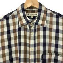 Load image into Gallery viewer, Aquascutum Block Check Short Sleeved Shirt - Medium (M) PTP 24.5"