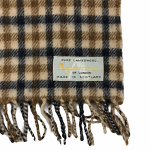 Load image into Gallery viewer, Aquascutum Classic House Check Pure Lambswool Scarf - One Size Fits All