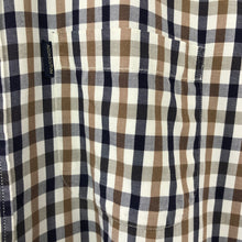 Load image into Gallery viewer, Aquascutum House Check Short Sleeved Shirt - Large (L) PTP 25.25"