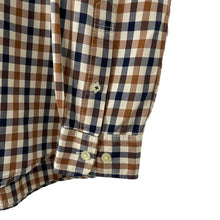 Load image into Gallery viewer, Aquascutum House Check Long Sleeved Shirt - Large (L) PTP 21"