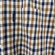 Load image into Gallery viewer, Aquascutum House Check Short Sleeved Shirt - Large (L) PTP 21"