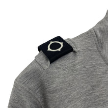 Load image into Gallery viewer, Ma.Strum Grey Half Zip Pullover Sweater - Medium (M) PTP 21"
