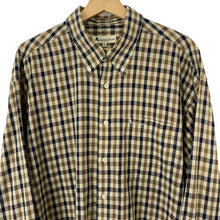 Load image into Gallery viewer, Aquascutum House Check Long Sleeved Shirt - Extra Large (XL) PTP 25.75"