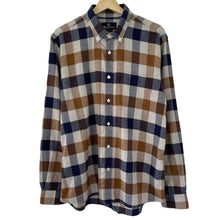 Load image into Gallery viewer, Aquascutum Block Check Flannel Long Sleeved Shirt - Extra Large (XL) PTP 23"