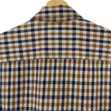 Load image into Gallery viewer, Aquascutum House Check Short Sleeved Shirt - Extra Large (XL) PTP 21.75"