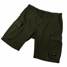 Load image into Gallery viewer, Paul and Shark Khaki Bermuda Cargo Shorts - W 32"