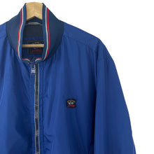 Load image into Gallery viewer, Paul and Shark Blue Zip Up Bomber Jacket - Double Extra Large (XXL) PTP 27.25"