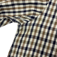 Load image into Gallery viewer, Aquascutum House Check Short Sleeved Shirt - Small (S) PTP 21"