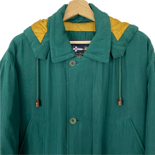 Load image into Gallery viewer, Vintage Paul and Shark Green Multi Pocket Silk Jacket - Large (L) PTP 27"