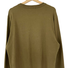 Load image into Gallery viewer, Stone Island Khaki Crew Neck Logo Sweater - Large (L) PTP 23.5"