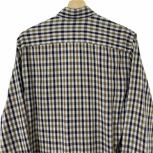 Load image into Gallery viewer, Aquascutum House Check Long Sleeved Shirt - Small (S) PTP 21"