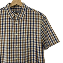 Load image into Gallery viewer, Aquascutum House Check Short Sleeved Shirt - Extra Large (XL) PTP - 21.5"