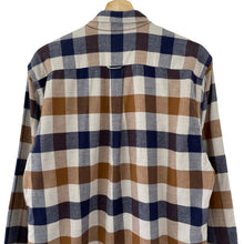 Load image into Gallery viewer, Aquascutum Block Check Flannel Long Sleeved Shirt - Extra Large (XL) PTP 23"