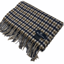 Load image into Gallery viewer, Aquascutum Classic House Check 100% Lambswool Scarf - One Size Fits All