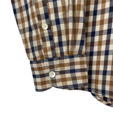 Load image into Gallery viewer, Aquascutum House Check Long Sleeved Shirt - Medium (M) PTP 21"