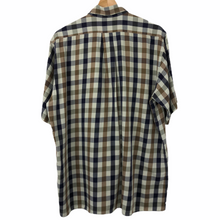 Load image into Gallery viewer, Aquascutum Block Check Short Sleeved Shirt - Medium (M) PTP 24"