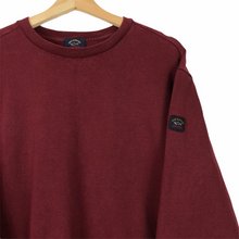 Load image into Gallery viewer, Paul and Shark Maroon Logo Crew Neck Sweater - Double Extra Large (XXL) PTP 23.5"