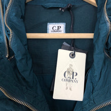 Load image into Gallery viewer, C.P Company Emerald Nylon Shimmer Multi Pocket Goggle Jacket - 52 PTP 23.25"