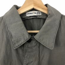 Load image into Gallery viewer, Vintage Stone Island Grey Button / Zip Up Overshirt - Large (L) PTP - 24"