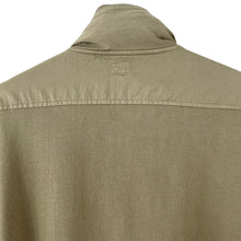 Load image into Gallery viewer, C.P Company Khaki Zip Up Logo Sweater - Triple Extra Large (XXXL) PTP 26"