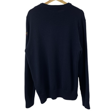 Load image into Gallery viewer, Paul and Shark Navy Crew Neck Logo Wool Sweater - Double Extra Large (XXL) PTP 24.5"