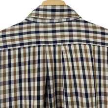 Load image into Gallery viewer, Aquascutum House Check Long Sleeved Shirt - Large (L) PTP 24"