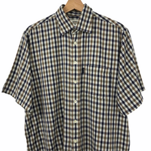Load image into Gallery viewer, Aquascutum House Check Short Sleeved Shirt - Medium (M) PTP 24"