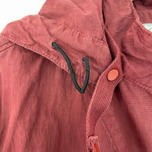 Load image into Gallery viewer, C.P Company Burgundy Goggle Hooded Overshirt - Large (L) PTP 22.75"
