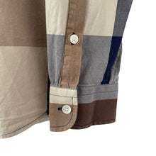 Load image into Gallery viewer, Aquascutum Block Check Long Sleeved Shirt - Large (L) PTP 22.75"
