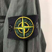 Load image into Gallery viewer, Stone Island Dark Grey Zip Up Overshirt - Medium (M) PTP 21"