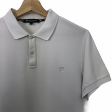 Load image into Gallery viewer, Aquascutum White Short Sleeved Logo Polo - Medium (M) PTP 20"