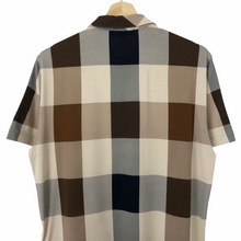 Load image into Gallery viewer, Aquascutum Block Check Short Sleeved Polo - Small (S) PTP 21"