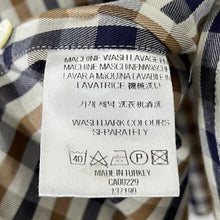 Load image into Gallery viewer, Aquascutum House Check Long Sleeved Shirt - Extra Large (XL) PTP 25"