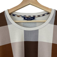 Load image into Gallery viewer, Aquascutum Block Check Short Sleeved T-Shirt - Double Extra Large (XXL) PTP 25"