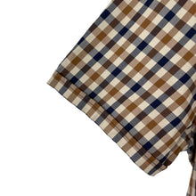 Load image into Gallery viewer, Aquascutum House Check Short Sleeved Shirt - Medium (M) PTP 20.5"