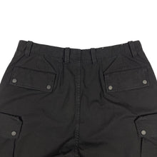 Load image into Gallery viewer, Paul and Shark Black Parachute Cargo Shorts - W 34"