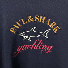Load image into Gallery viewer, Paul and Shark Navy Embroidered Logo Crew Neck Sweater - Double Extra Large (XXL) PTP 24.5"