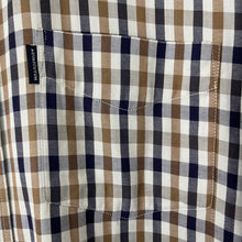 Load image into Gallery viewer, Aquascutum House Check Long Sleeved Shirt - Extra Large (XL) PTP 25"