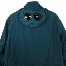Load image into Gallery viewer, C.P Company Emerald Nylon Shimmer Multi Pocket Goggle Jacket - 52 PTP 23.25"