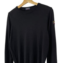Load image into Gallery viewer, Paul and Shark Black Crew Neck Wool Sweater - Small (S) PTP 18.5"